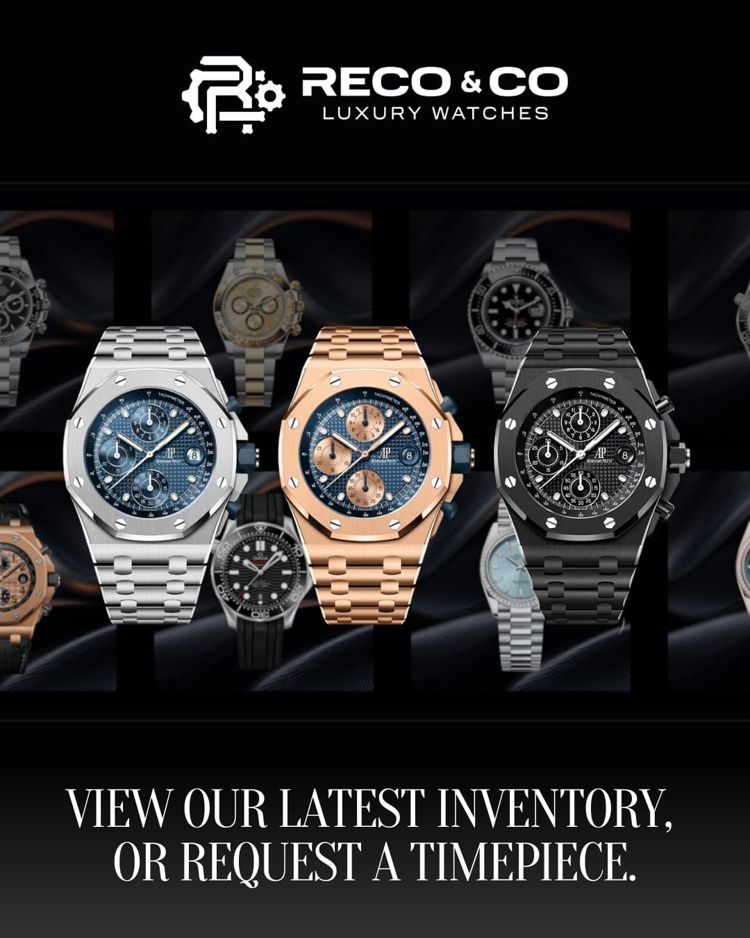 Luxury watch Instagram ad creative